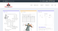 Desktop Screenshot of lessonplansource.com